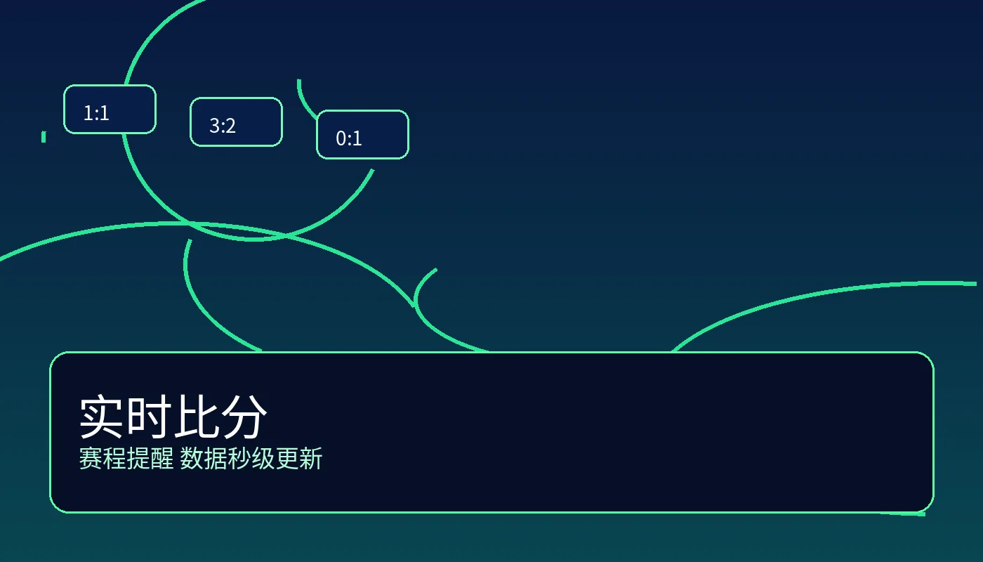 B体育实时比分中心界面展示，包含赛事提醒与比分更新